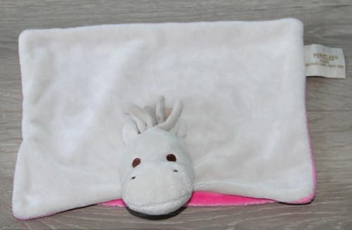 Doudou plat cheval poney gris - doudou,
