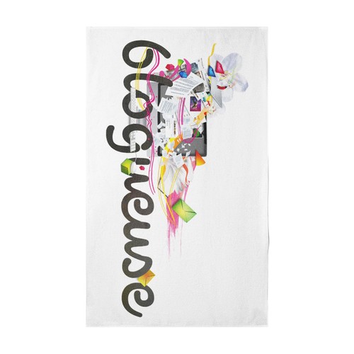 Serviette plage blogueuse - serviette,