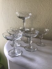 7 ANCIENNES COUPES À CHAMPAGNE MODÈLE MIRABEAU PORTIEUX