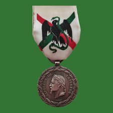Médaille de L'expédition du Mexique 1862-1863 avec Ruban - Refrappe de qualité