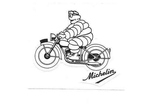 Rare autocollant michelin - -,