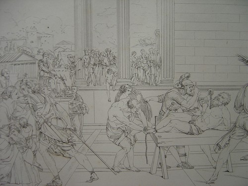 Gravure flagellation de - gravure,