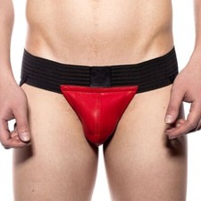 Prowler Red Cuir Jock Strap