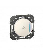 Poussoir lumineux avec marquage sonnette dooxie à équiper d'un voyant blanc LEGR