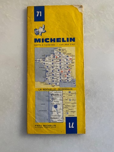 Ancienne carte michelin 71 - carte, n°71