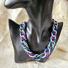 Collier Vintage Maille Xxl