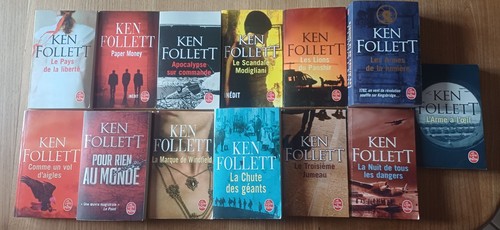 Ken follett lot - -,