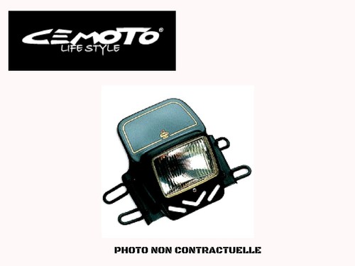 Plaque phare moto trial - phare,