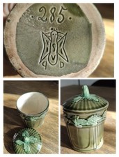 Petit Pot Couvert en Faïence