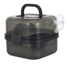  Cage de transport pour petits animaux : Caisse de transport à double couche