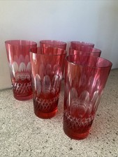 6 GRANDS VERRES EN CRISTAL