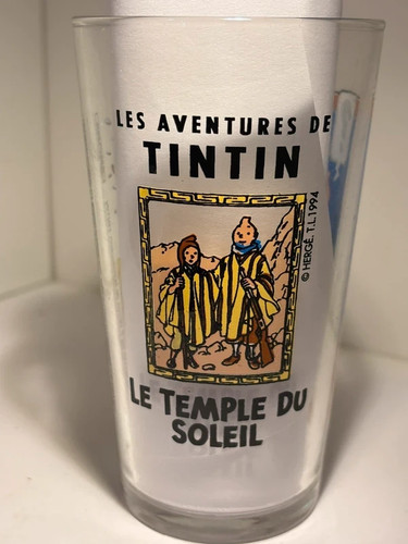 Verre tintin temple du - le,