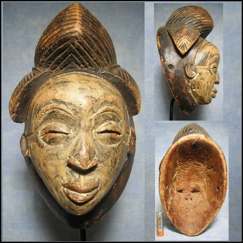 Veritable masque punu gabon - masque,