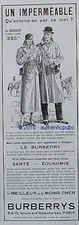 Publicite burberrys - publicite,