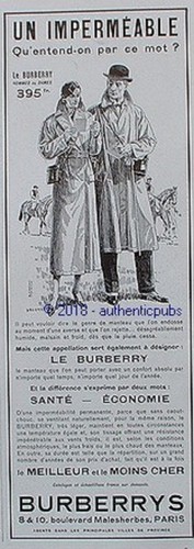 Publicite burberrys - publicite,