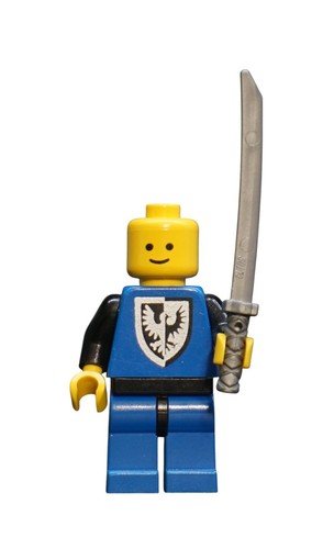 Lego figurine chevalier moyen - lego,