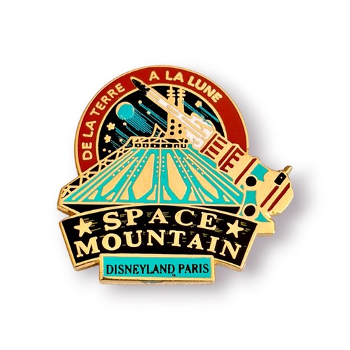 Pin space mountain - pin's, 1995