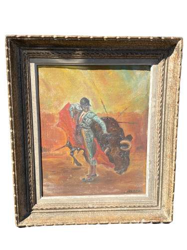 Ancien tableau 1951 matador - ancien,