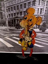 Ancien jouet tôle animé