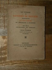 Voyage de Raniero di Ranieri transportant le feu sacré de Jérusalem 1924 Envoi