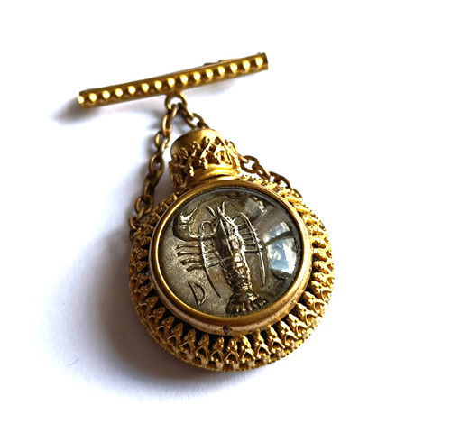 Broche fiole parfum mini - broche, à