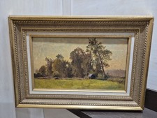 Tableau Ancien Barbizon Huile