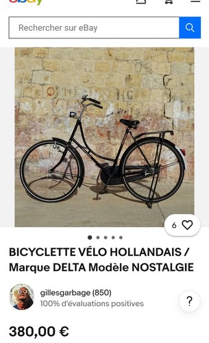 Vélo hollandais - vélo,