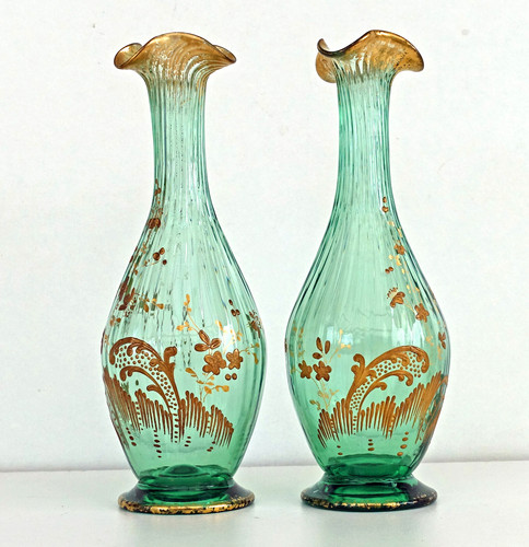 Rare paire vases emaillés - rare,