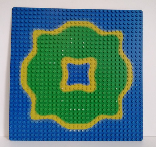 Lego plaque base île - plaque,