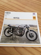 Norton 350 500 Manx 1957 Carte Collection moto Atlas UK