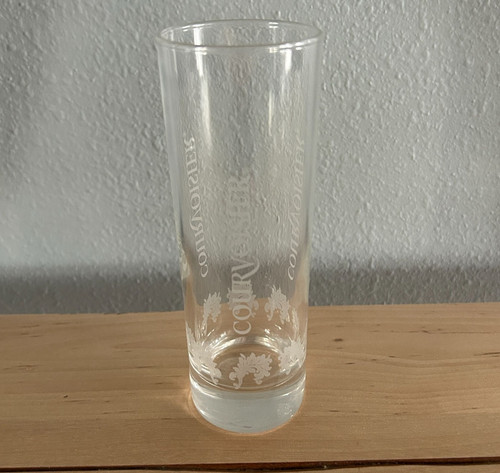 Courvoisier cognac etched - cognac,