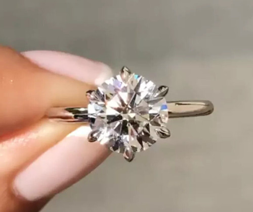 00ct coupe ronde moissanite - coupe,