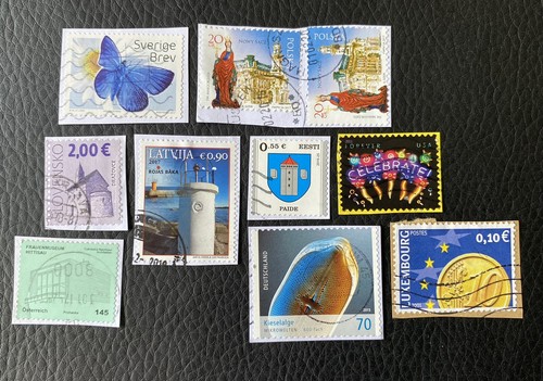 Lot timbres de - 10, pays