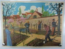 Ancienne affiche, tableaux