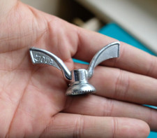 Cycle Vélo Papillons SOVA Écrou Roue 8 mm Pas de vis Laiton France Neuf