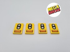 LEGO LOT 4 X TILE 2X3 MOTIF