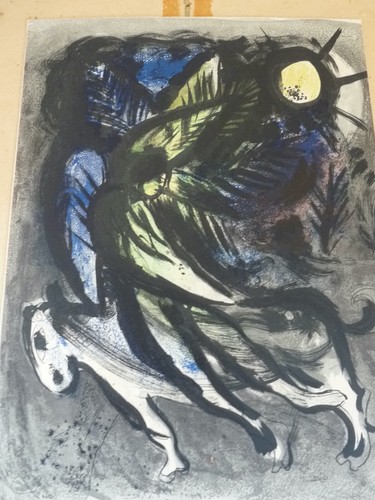 Rare lithographie originale - lithographie, de