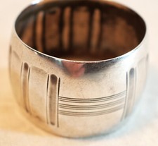 ***** Rond serviette argent massif Minerve orfèvre poids 34,33 g ERV23RND002