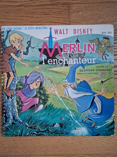 33tr livre disque walt disney - walt,