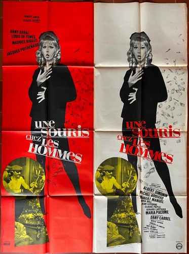 Affiche une souris chez - une, les
