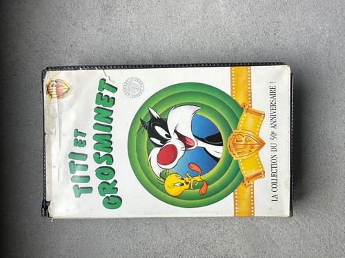 Cassette vhs titi grosminet - cassette,