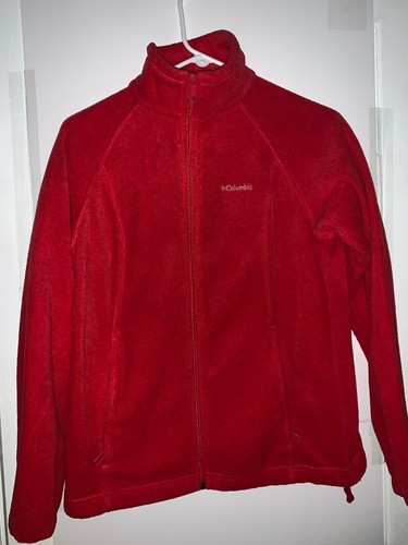 Women columbia red full zip - red,