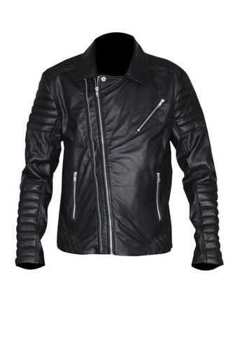 Veste motard matelassée en - de,