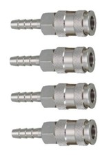 4X Acier Raccord Rapide