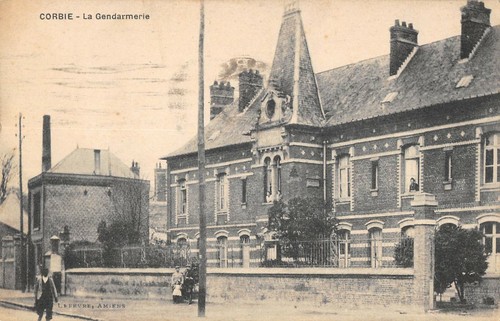Cpa corbie gendarmerie - cpa,
