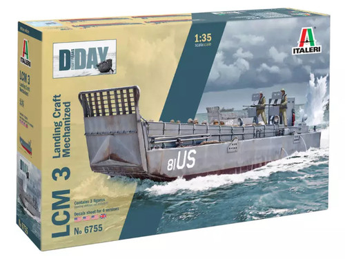 Italeri barge débarquement - de,