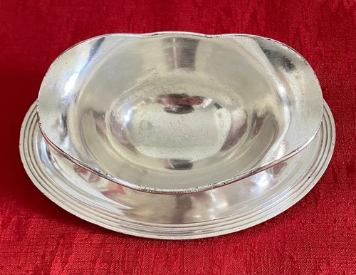 Saucière métal argenté - saucière, en