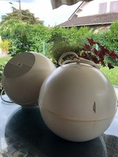 PAIRE ENCEINTES BOULES BLANCHE - LARGE BANDE 30 W 8 Ohms