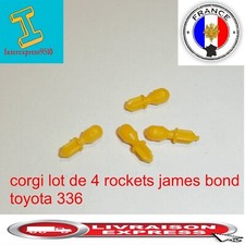 lot de 4 rockets corgi james bond toyota 336 jaune