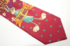 CRAVATE En Soie BUGS BUNNY WARNER BROS. Fabriquée En Italie F63254